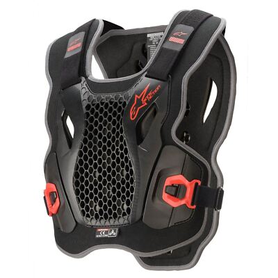Alpinestars 2025 Bionic Action Chest Protector Black Red  MX Motocross Off Road