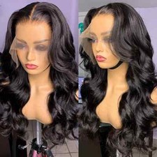 Body Wave 360 Lace Wig Brazilian Human Hair Wigs Pre Plucked For Women New