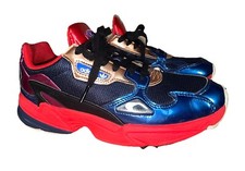 Adidas Falcon Collegiate Navy Blue Red Womens Size 9 121158546 Yr 2018 NICE