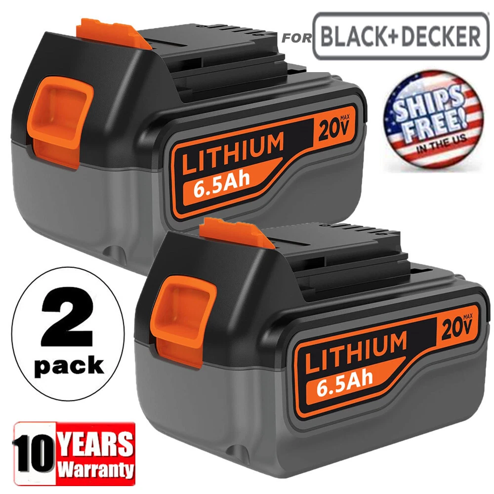 2PACK 20V For Black and Decker LBXR20 20 Volt MAX Lithium LB20 LBX20 Battery  USA