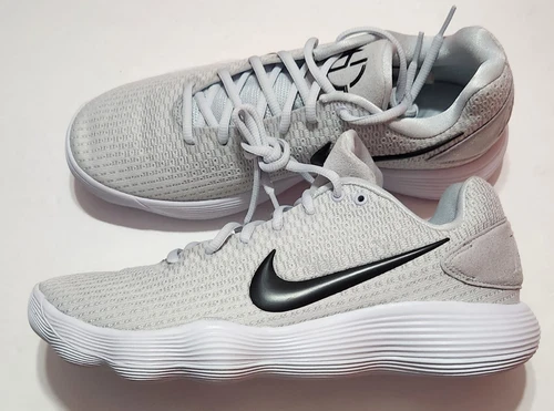 Mens Sz 13 Nike Hyperdunk Low Grey White Athletic Basketball Shoe 897663 100 New