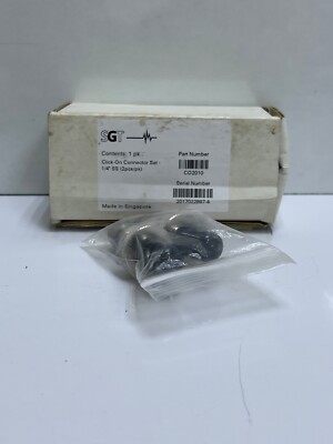 SGT CO2010 Click-On Connector Set - 1/4inch SS