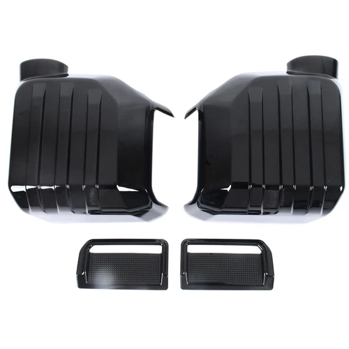 For Toyota Land Cruiser Prado LC250 2024 2025 2Pcs Gloss Black Mirror Cover Caps - Foto 4 di 6