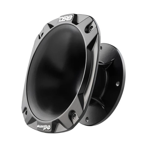 DS18 Bolt-on Aluminum Driver Horn PRO-HA52/BK 6.4" Black Shallow 2" Throat - Picture 4 of 6