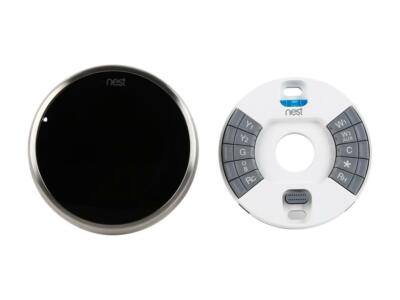 Google Nest T3007ES 3rd Generation Programmable Thermostat Stainless Steel T3008