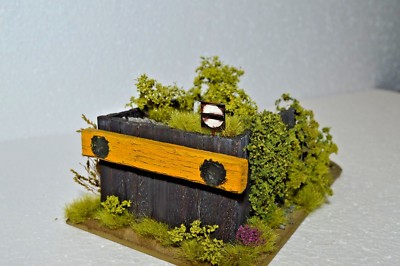 Diorama -  Prellbock Spur 1  Art.-Nr. 101/23
