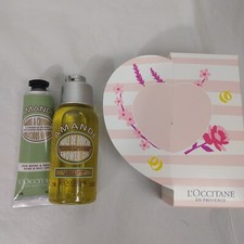 L'Occitane Almond Shower Oil Almond Hand Cream 30/75ML X2 New