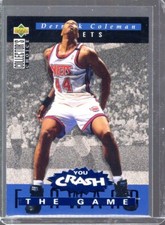 1994-95 Upper Deck Collectors Choice #R1 Derrick Coleman You Crash The Game Blue