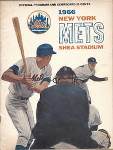 1966-8-18-Baseball-program-Pittsburgh-Pirates-New-York-Mets-scored-Mazeroski-2HR