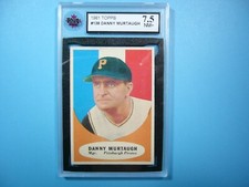 1961 TOPPS MLB BASEBALL CARD #138 DANNY MURTAUGH KSA 7.5 NM+ SHARP!! 61 TOPPS GL