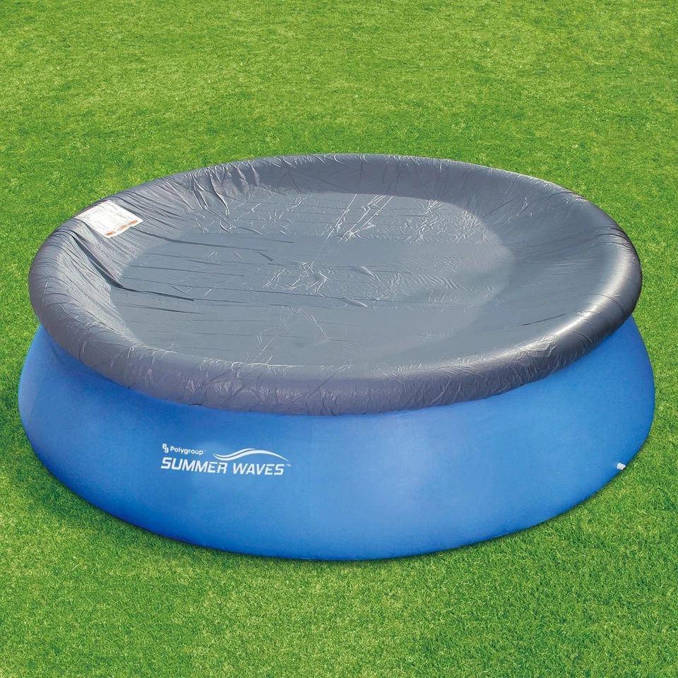 Summer Waves Poolabdeckung Ø366cm Abdeckplane Regenplane für Quick Up Pool   - Bild 3 von 4