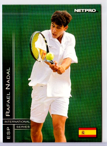 RAFAEL NADAL 2003 NETPRO "INTERNATIONAL SERIES" ROOKIE CARD #77!