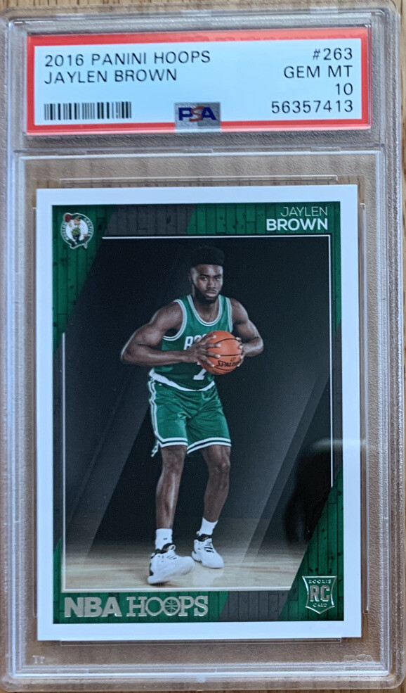 2016-17 Panini Hoops PSA 10 (RC) Jaylen Brown ROOKIE CARD Gem MT