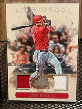 JOSE PERAZA 2017 DIAMOND KINGS JERSEY KINGS REDS GAME WORN DUAL PATCH RELIC /99!