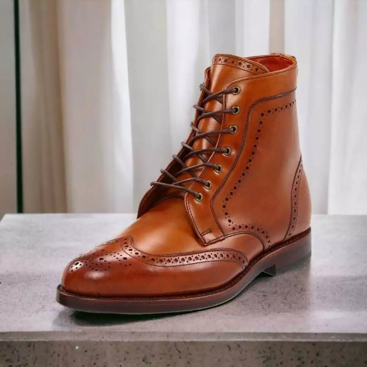 Men s Boot Tailor Made Shoes Handmade Brown Leather Shoe Bespoke Latest Boots