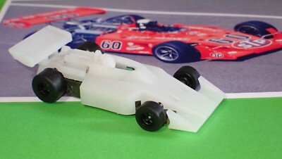 HO Slot Car Body - 1973 Eagle Indy Car Mega g+ 1.7 - New HQ Custom 3D Printed