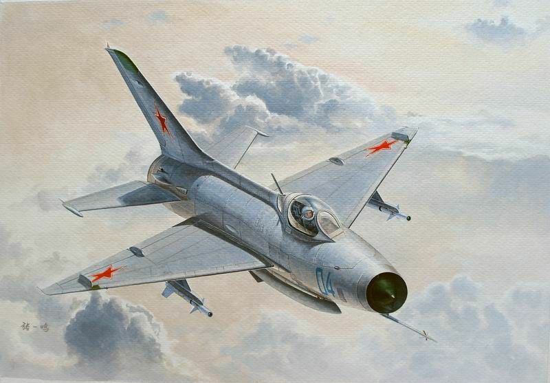 Trumpeter 02858 - 1:48 MiG-21 F-13/J-7 Fighter - New