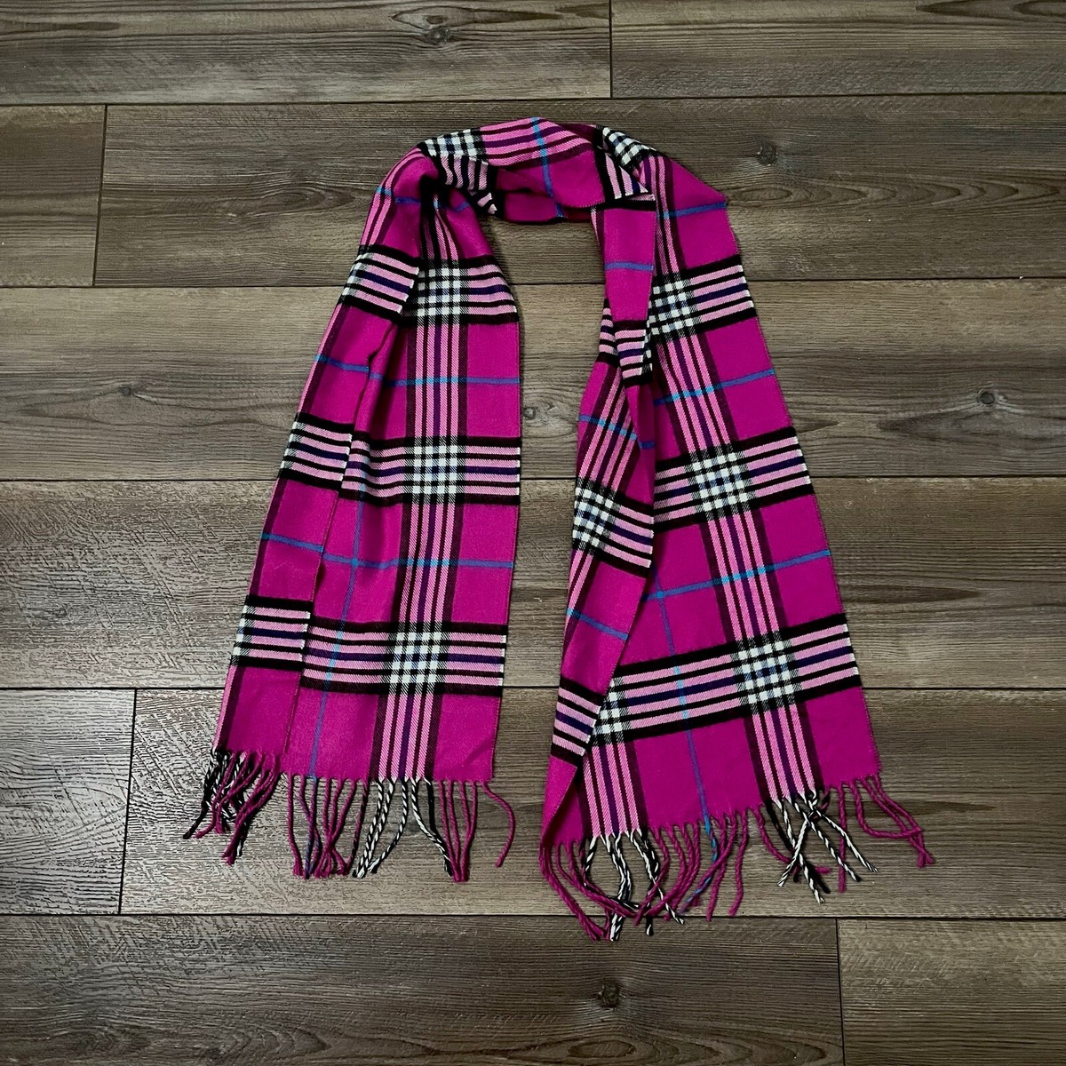Sciarpa Lunga FRAAS Cashmink Con Fantasia Pied-de-poule – Morbida Come Il Cashmere, Ipoallergenica – Prodotta In Germania (35x200 Cm)