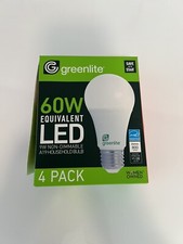 Greenlite 60W LED 4 - Pack Light Bulb Non-Dimmable