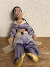 DISNEY JASMINE ALADDIN 10  STUFFED PLUSH TOY PRE-OWNED 