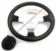 300mm Go Kart Dune Buggies Steering Wheel 3 Bolt Style With Cap M Sw07 300mm Go Kart Dune Buggies Steering Wheel 3 Bolt Style With Cap M Sw07
