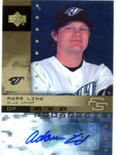 Adam Lind 2007 Upper Deck Autographed Card