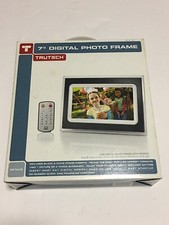TRUTECH 7-Inch DIGITAL PHOTO FRAME Black/ White A60P0315 NEW