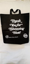 Black reusable shopping bag FREE S/H