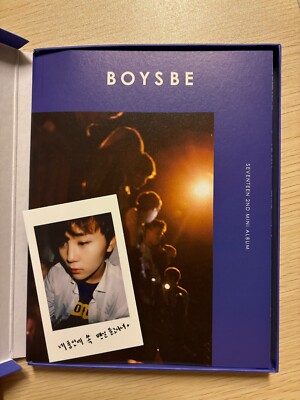 Seventeen [BOYS BE] Jeonghan Autographed Signed Album Mwave SEEK