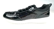 new Women's Sequin Metallic Mermaid Glitter Lace Up Sneakers Fashion shiny