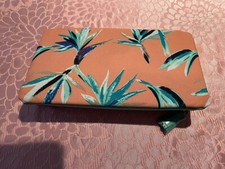 Rachel Pally reversible clutch Paradise Coral Mint