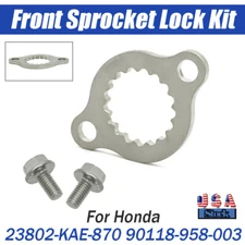 For Honda TRX400EX XR400R XR400 Stainless Steel Front Sprocket Lock Washer Bolts