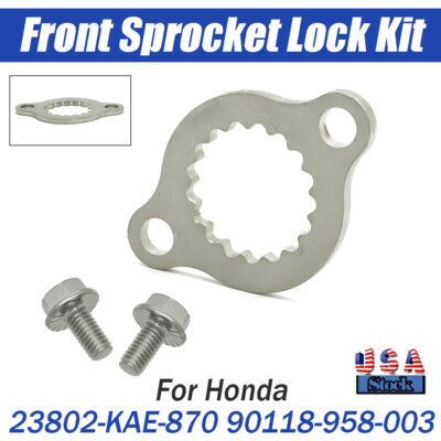 #ad For Honda TRX400EX XR400R XR400 Stainless Steel Front Sprocket Lock Washer Bolts $5.99
