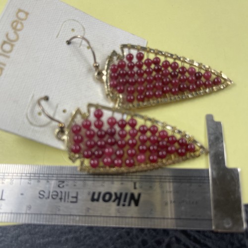 Panacea Beaded Dangle Earring - Picture 4 of 4