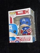 2013 CAPTAIN AMERICA #06 Funko Pop! Marvel Universe Box Not Mint *