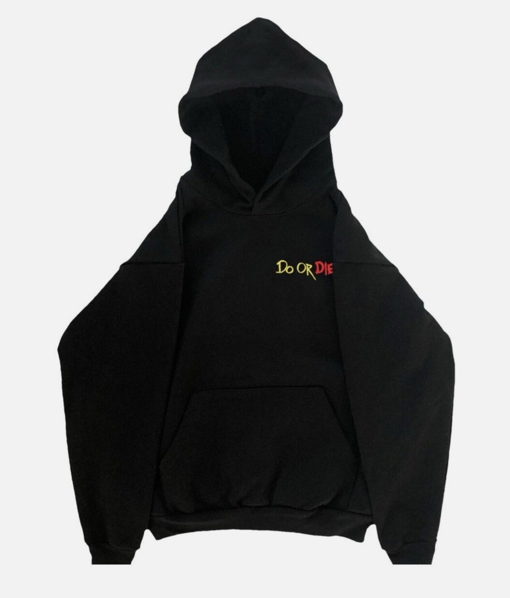 Warren Lotas X Chrome Hearts X Mattyboy Do or Die BLACK Hoodie