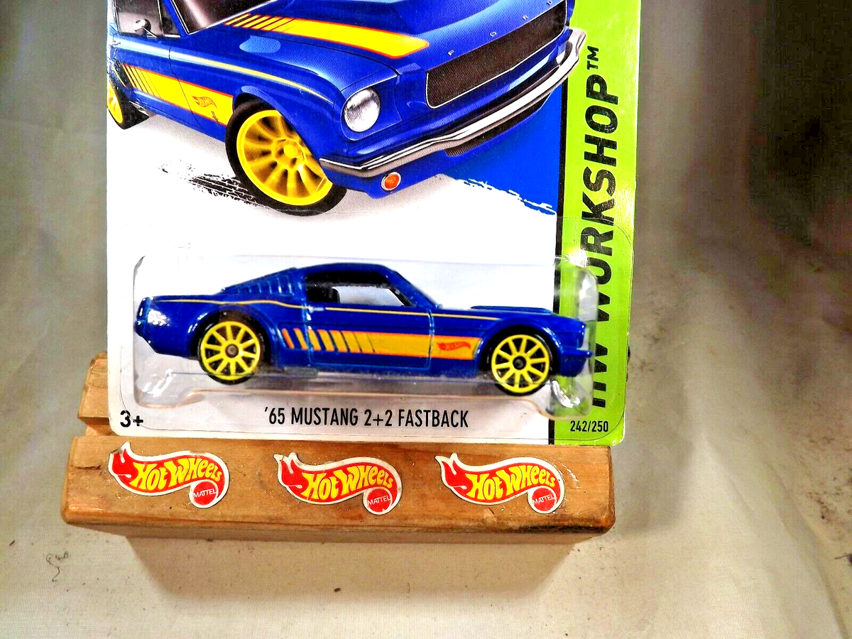 2015 Hot Wheels #242 HW Workshop-Then and Now '65 MUSTANG 2+2