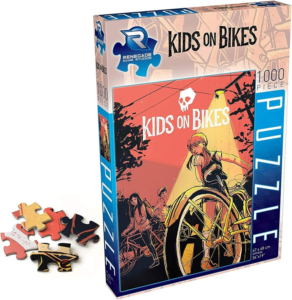 1000 Piece Jigsaw Puzzle - Kids on Bikes, 26 x 19 inches | eBay