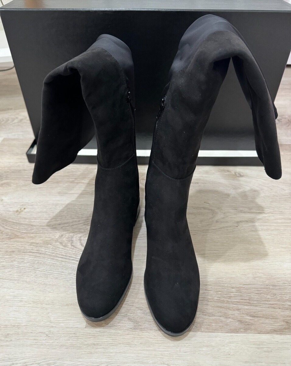 Crew Factory J Crew Over The Knee Suede Boots J Crew Factory 198