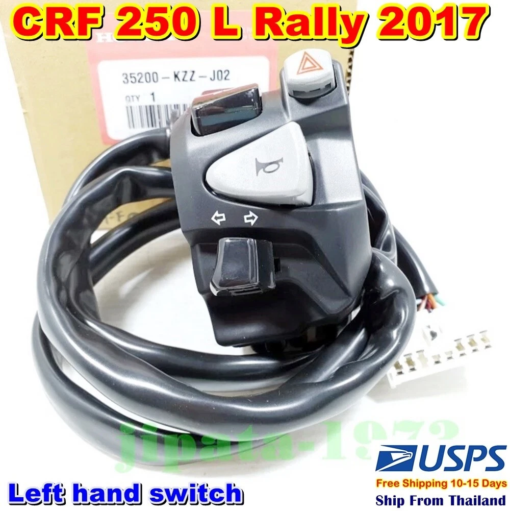 H20 Honda CRF250 L Rally Indicator Horn Light Switch Left Hand