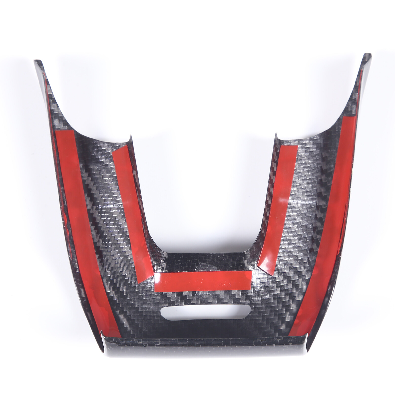 Real Carbon Fiber Steering Wheel U-shaped Cover For Lamborghini URUS 2018-2021