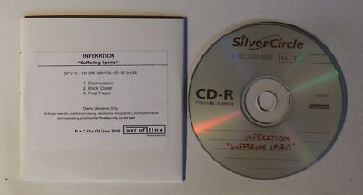 Infekktion Suffering Spirits - Demos GER Adv 3-Track CDR Single 2006 EBM