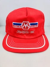 Vtg USA MADE 1985 Morton Building Las Vegas Trucker Hat Snapback Cap Vintage New