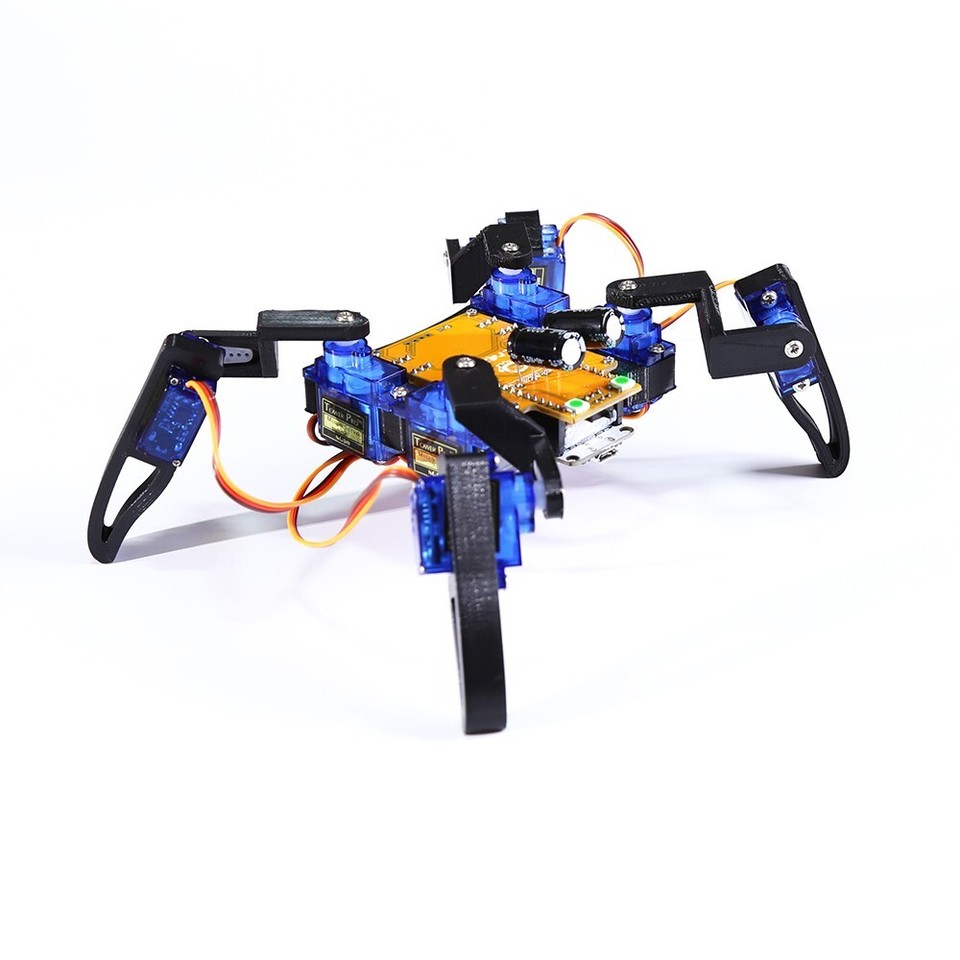 8-DOF Spider Robot Arduino DIY Kit Bionic Quadruped Edu-Robot Maker ...
