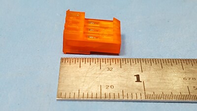 (100 PCs) Connector, 3-643817-3, AMP, 3 Position Rectangular Receptacle ...