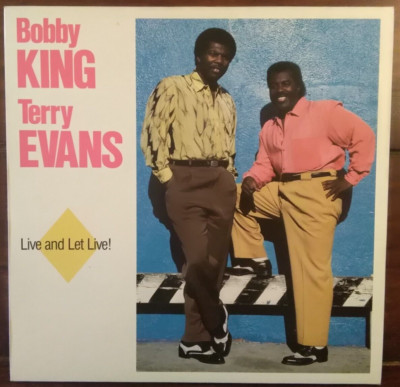 BOBBY KING & TERRY EVANS   Live and let live!     LP   1988   Zensor-Produktion