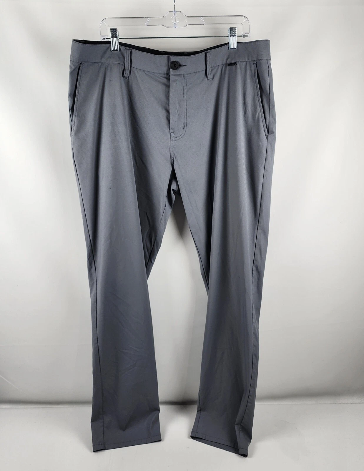 Travis Mathew Pants Mens 38x32 Gray Straight Leg Golf Performance Pants
