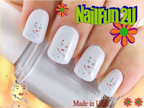 Nail Art 557 CHARACTER Marilyn Monroe #1 WaterSlide Nail Decals Transfers