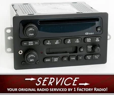 Reman & Aux Mod SERVICE for 2005-2009 Chevy GMC Truck Radio AM FM CD Cassette
