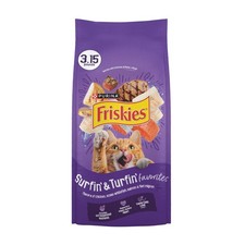 Friskies Surfin and Turfin Favorites Dry Cat Food Flavorslb Bag